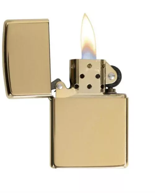 Zippo 254B High Polish Brass під гравіювання - Зображення 2